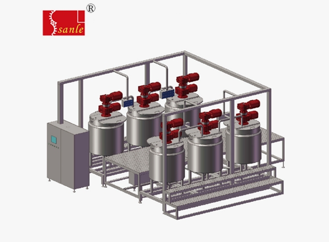 漿料類(lèi)攪拌醒發(fā)系統(tǒng)連續(xù)生產(chǎn)線(xiàn)